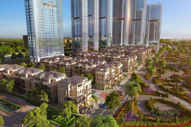 Bán biệt thự song lập Vic64 - DT 10x22,5m - Hầm + 3 tấm - Giá 230 tỷ!