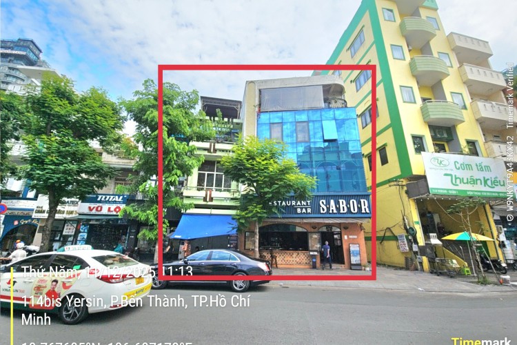 Bán góc 114bis Yersin - DT 10,5x18m - 4 tấm - KT 90tr/thg - Giá 160 tỷ!