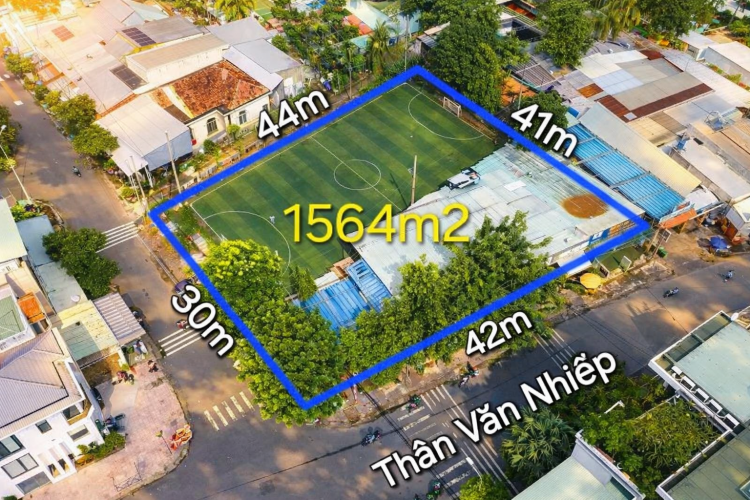 Bán góc 303 Thân Văn Nhiếp - DT 30x42m = 1564m2 - XD cao tầng - Giá 250 tỷ!