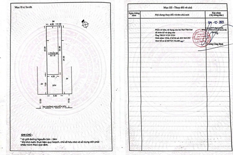 Bán nhà 10-10A Nguyễn Sơn - 10x30m - 2 tầng - Giá 49 tỷ!