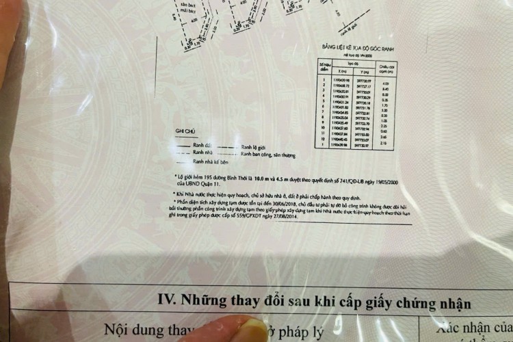 Bán nhà 195/26/1 Bình Thới - DT 5x8m - 4 tấm - Giá 7,3 tỷ!