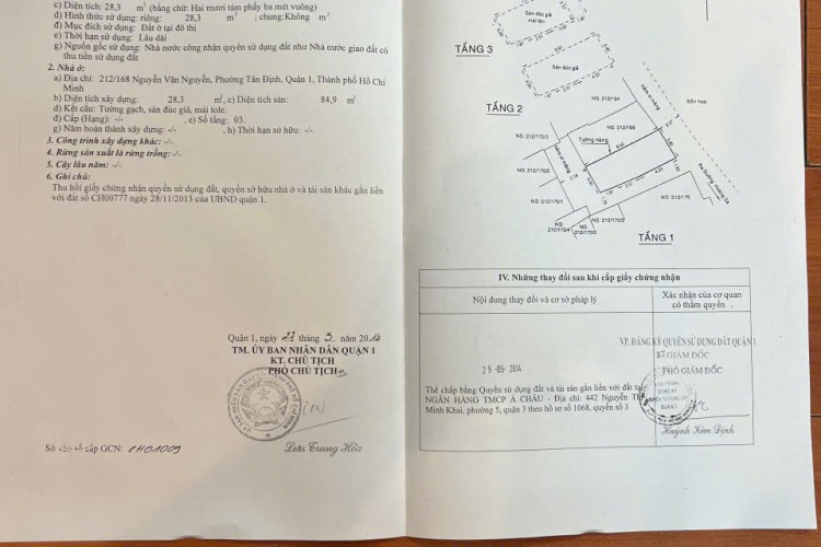 Bán nhà 212/168 Nguyễn Văn Nguyễn - DT 3x8m - 3 tầng - Giá 10,5 tỷ!
