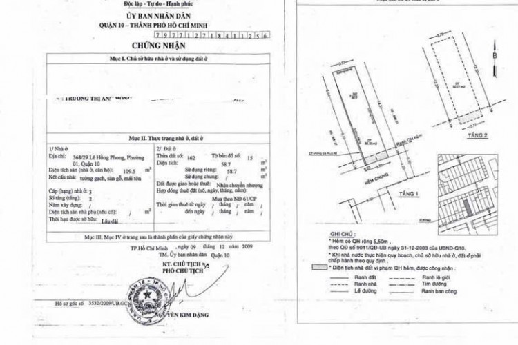 Bán nhà 368/29 Lê Hồng Phong - DT 3,8x15m - Một lầu - Giá 11,5 tỷ!
