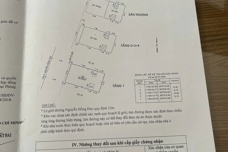 Bán nhà 41 Nguyễn Hồng Đào - 6,2x11m - 4 tầng - Giá 22 tỷ!