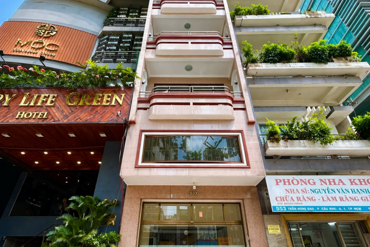 Bán nhà 551 Trần Hưng Đạo - 4,8x16m - 7 tấm - 500m2 sàn - Giá 55 tỷ!