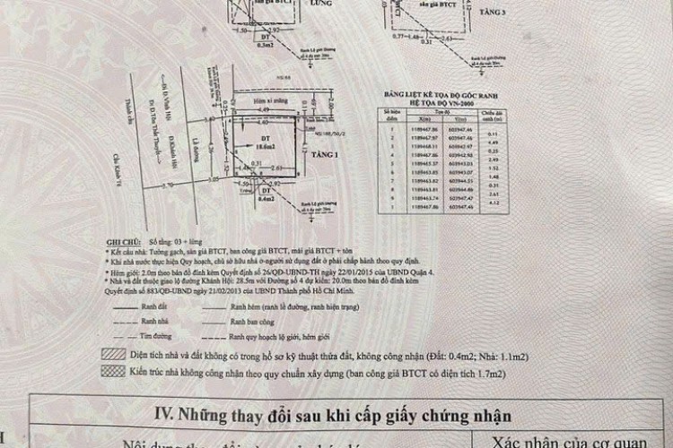 Bán nhà 66 Khánh Hội - 4,6x5m - 5 tầng - Giá 6,6 tỷ!