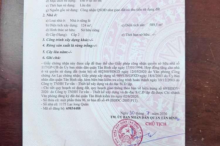 Bán nhà 985/60 Lạc Long Quân - DT 5x28m = 148m2 - 5 tấm - Giá 21 tỷ!