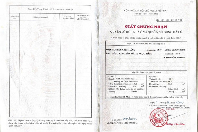 Bán nhà 486/36​​​​​​​ Phan Xích Long – DT 4.2x17m – 2 Tầng – Giá 15.5 tỷ!