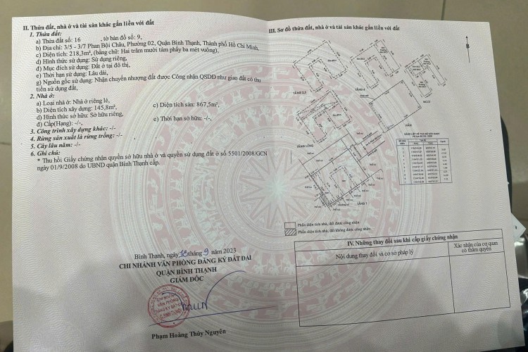 Bán tòa CHDV 3/5-7 Phan Bội Châu - DT 13x17m - Hầm + 6 tầng - HĐT 180tr/thg - Giá 53 tỷ!