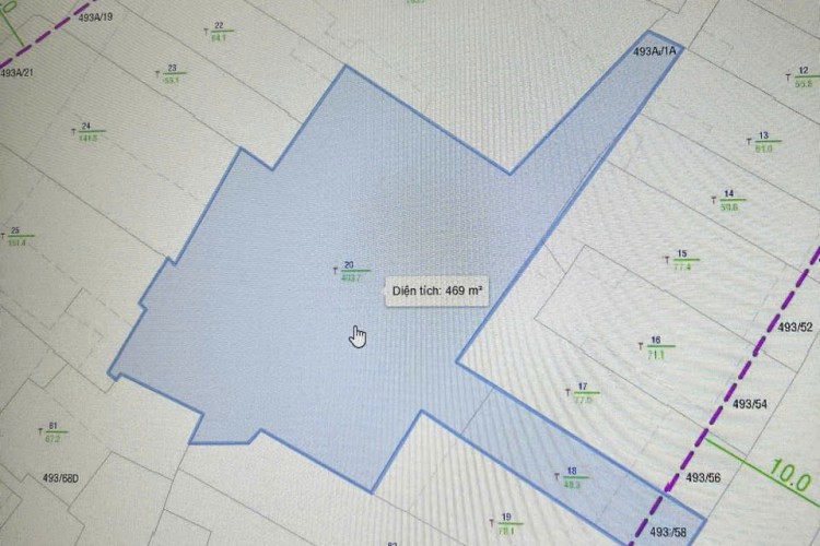 Bán toà CHDV 493A/1A CMT8 - DT 432m2 - Hầm + 7 tầng - KT 280tr/thg - Giá 50 tỷ!