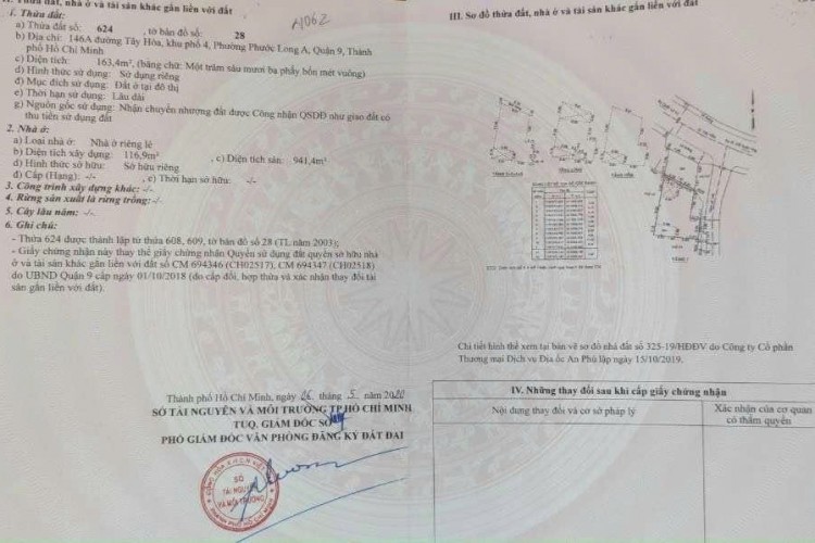 Bán tòa nhà 146A Tây Hòa - DT 9x24m - Hầm + 6 tầng - HĐT 120tr/thg - Giá 59 tỷ!