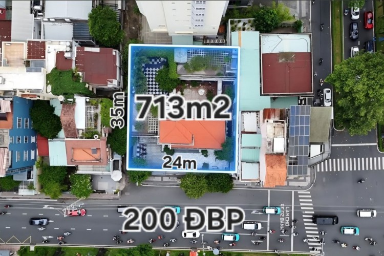 Biệt thự góc 200 Điện Biên Phủ - DT 24x30m - Giá 320 tỷ!