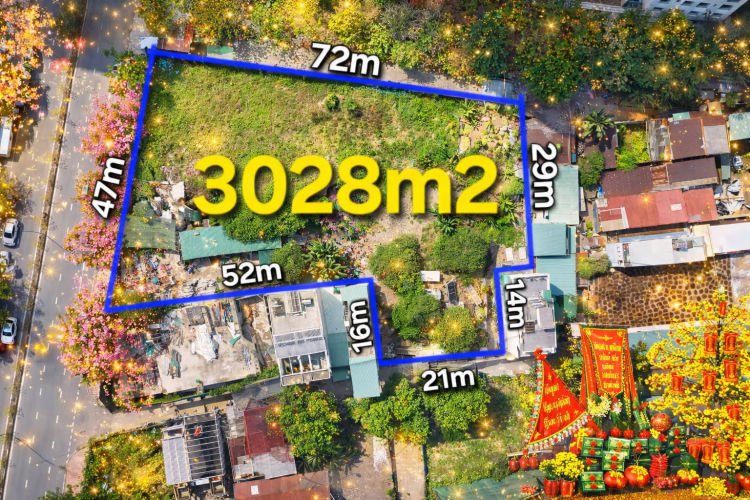 Chuyển nhượng quỹ đất số 5 Lưu Đình Lễ - 47x70m = 3028m2 - CTXD 20 tầng - Giá 620 tỷ!
