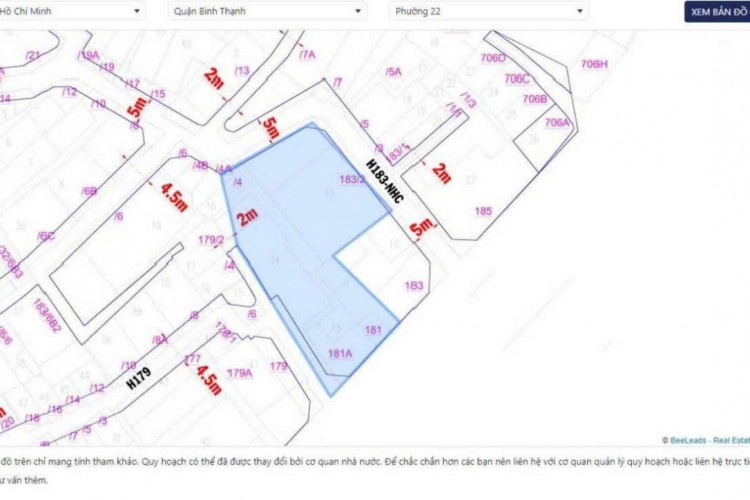 Toà nhà 3MTKD 181-183 Nguyễn Hữu Cảnh - 20x30m - Hầm + 9 tầng - HĐT 1,2 tỷ/thg - 380 tỷ!